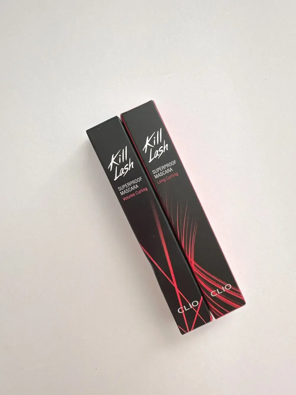 CLIO Kill Lash Superproof Mascara Set 01 Long Curling 02 Volume Curling NIB